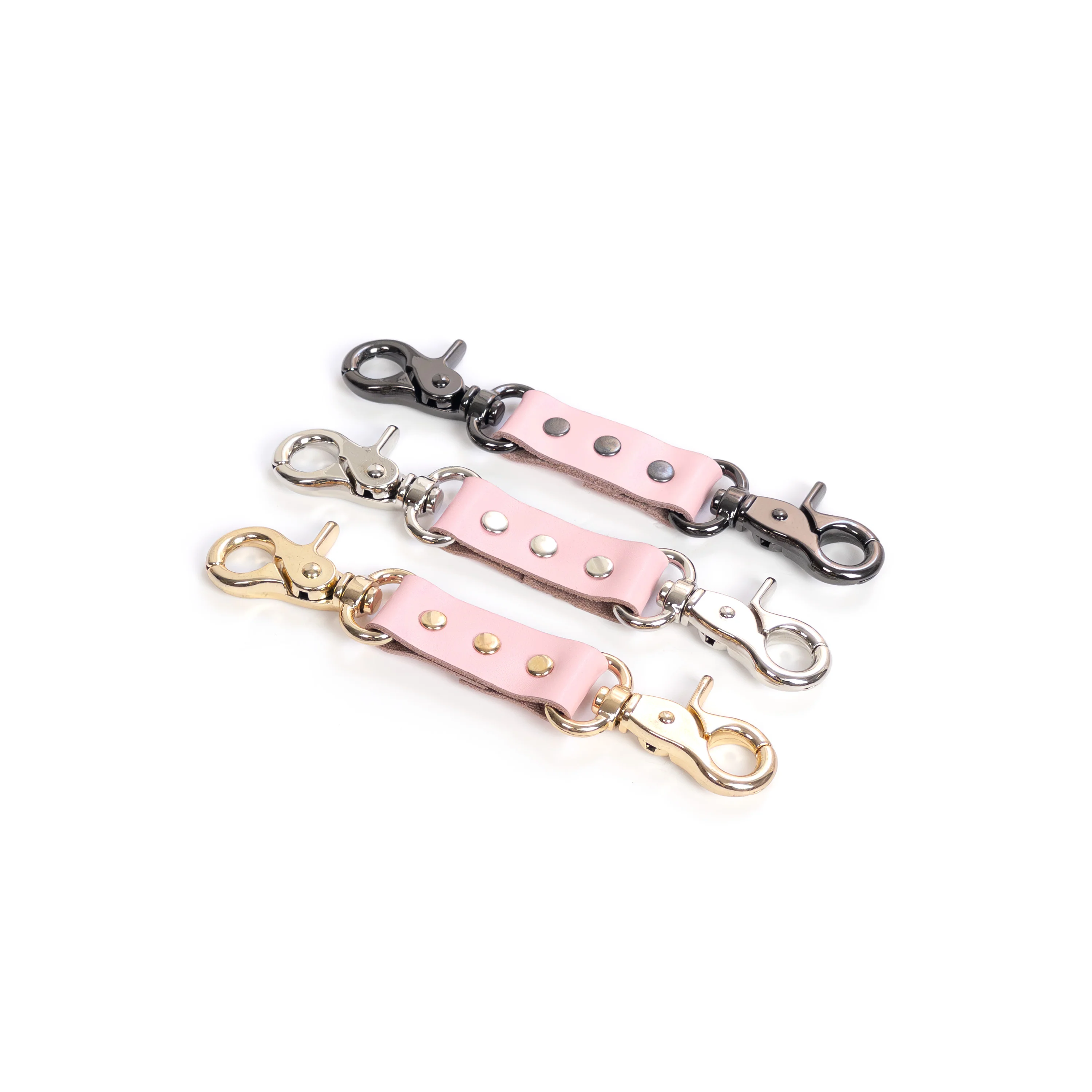 Leather Connector with Double Carabiners - Image 4