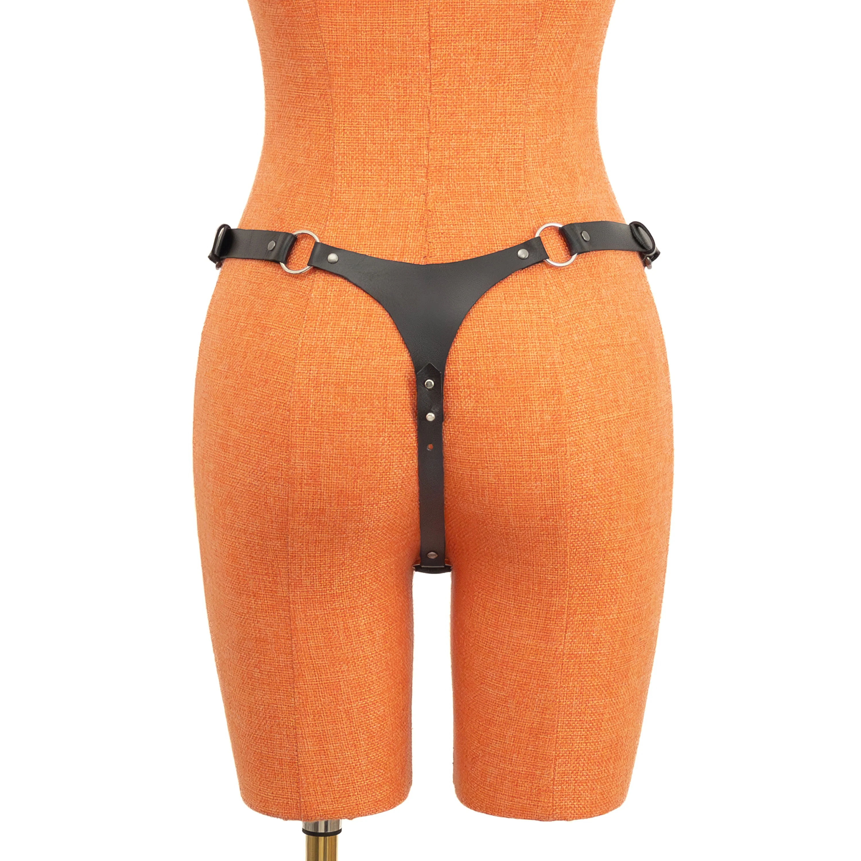 Leather Triangle Thong - Image 5