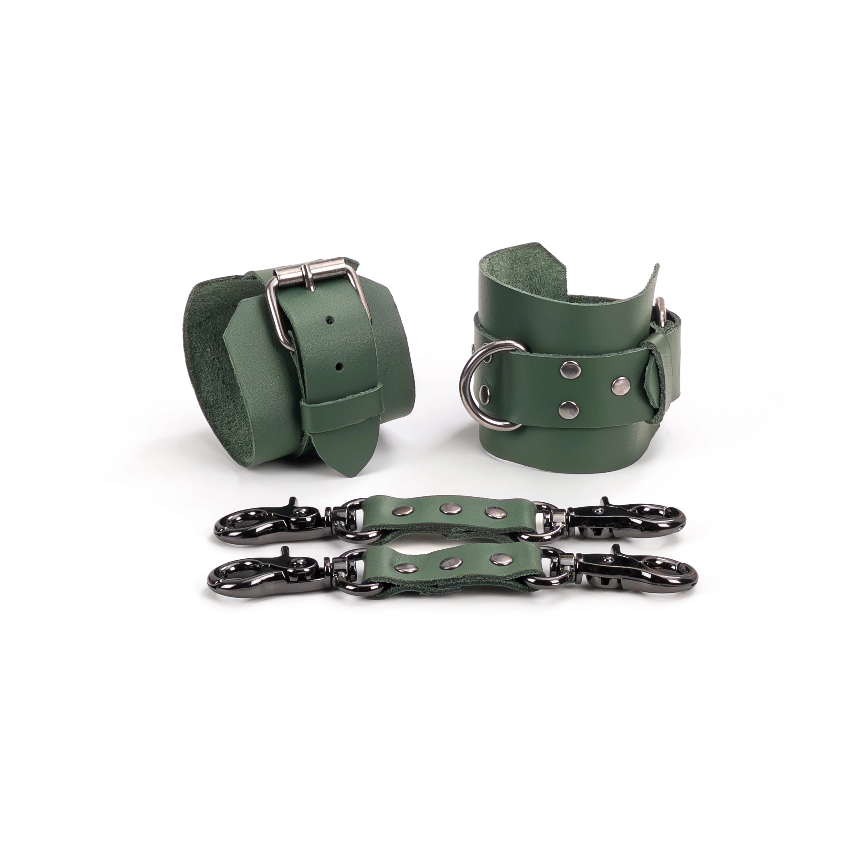 Leather Wrist Cuffs - Image 6