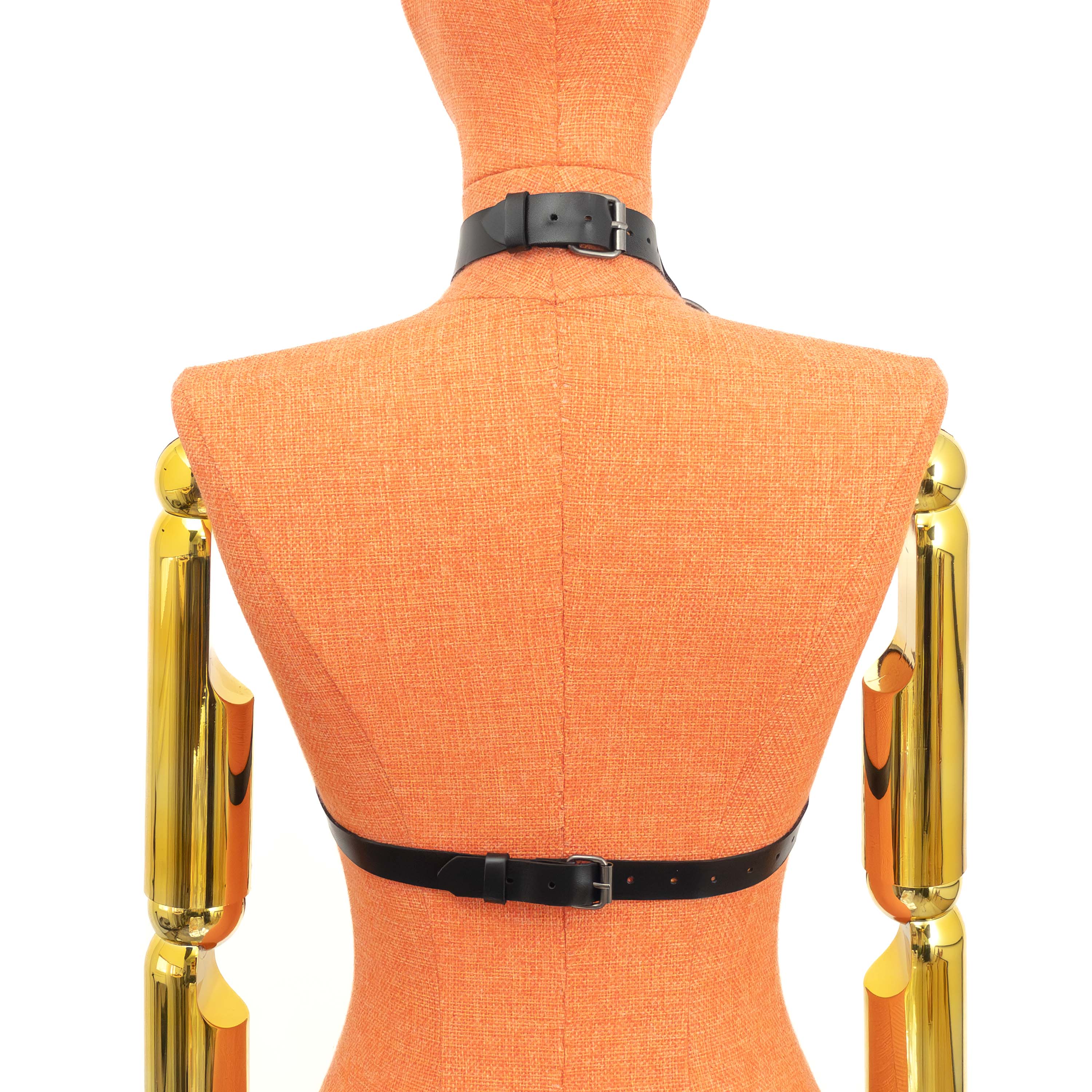 Open Bust Cage Harness with Removable Chains - Image 5