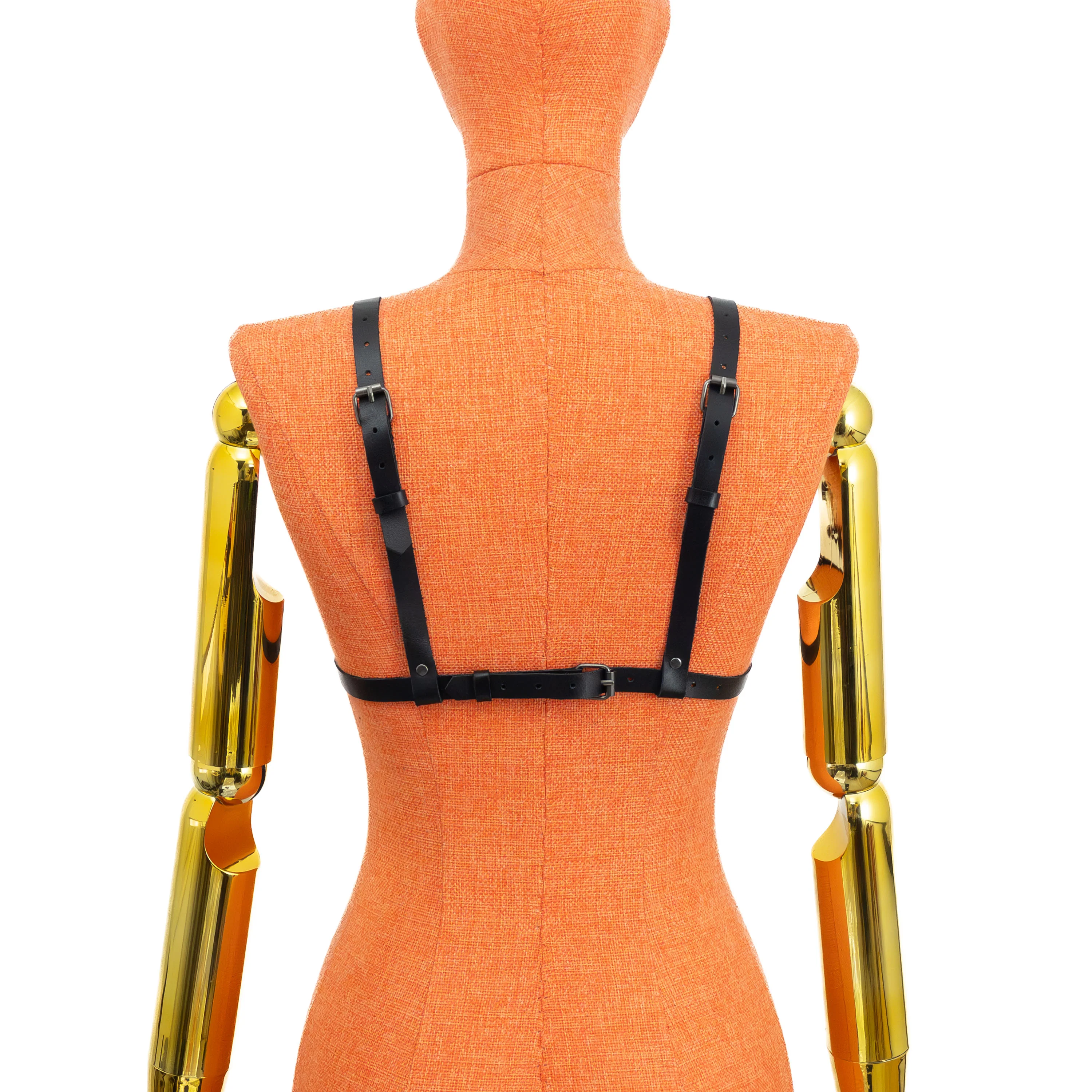 Ring Frame Open Cup Harness Bra - Image 8
