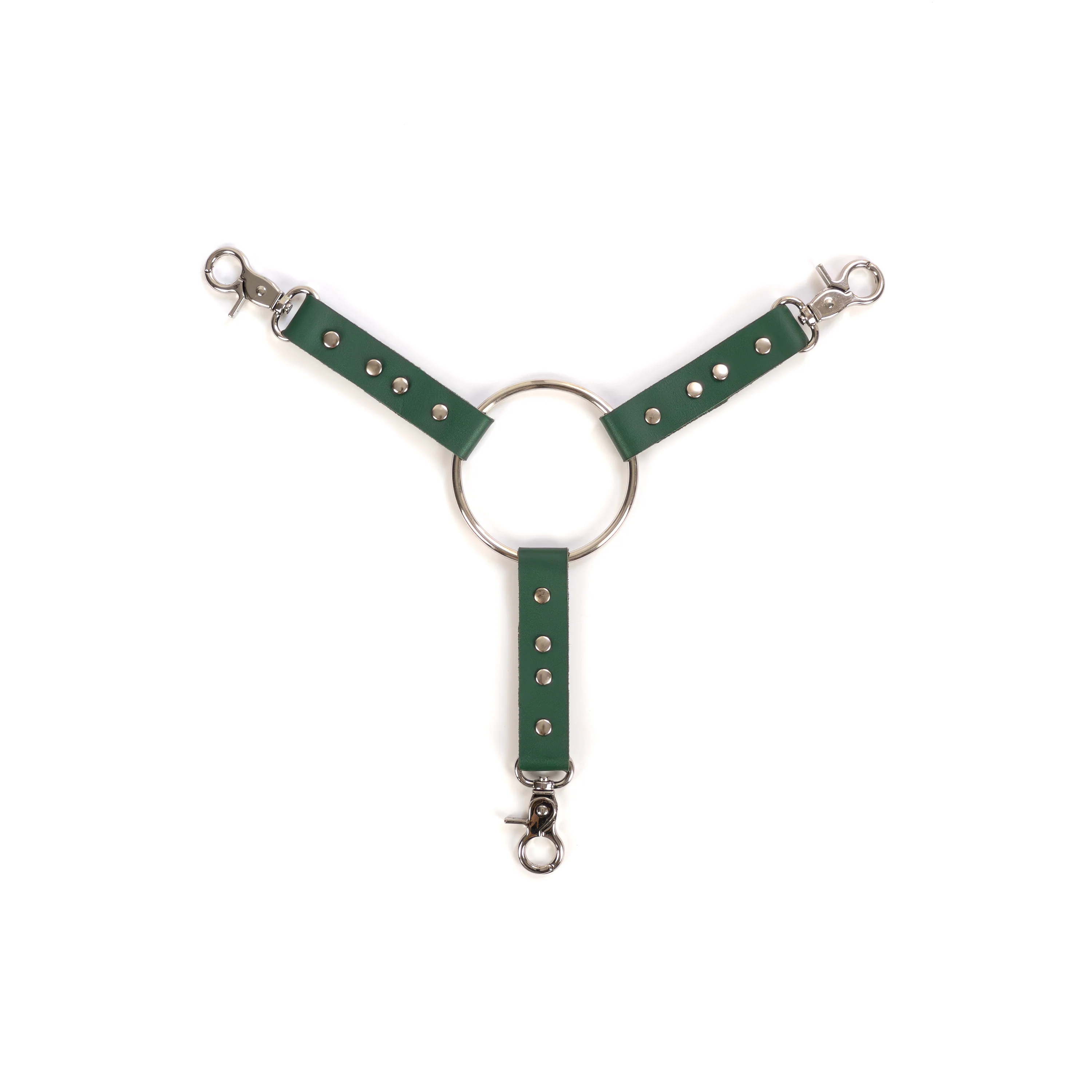 Three-Way Leather Connector for BDSM Gear - Image 4