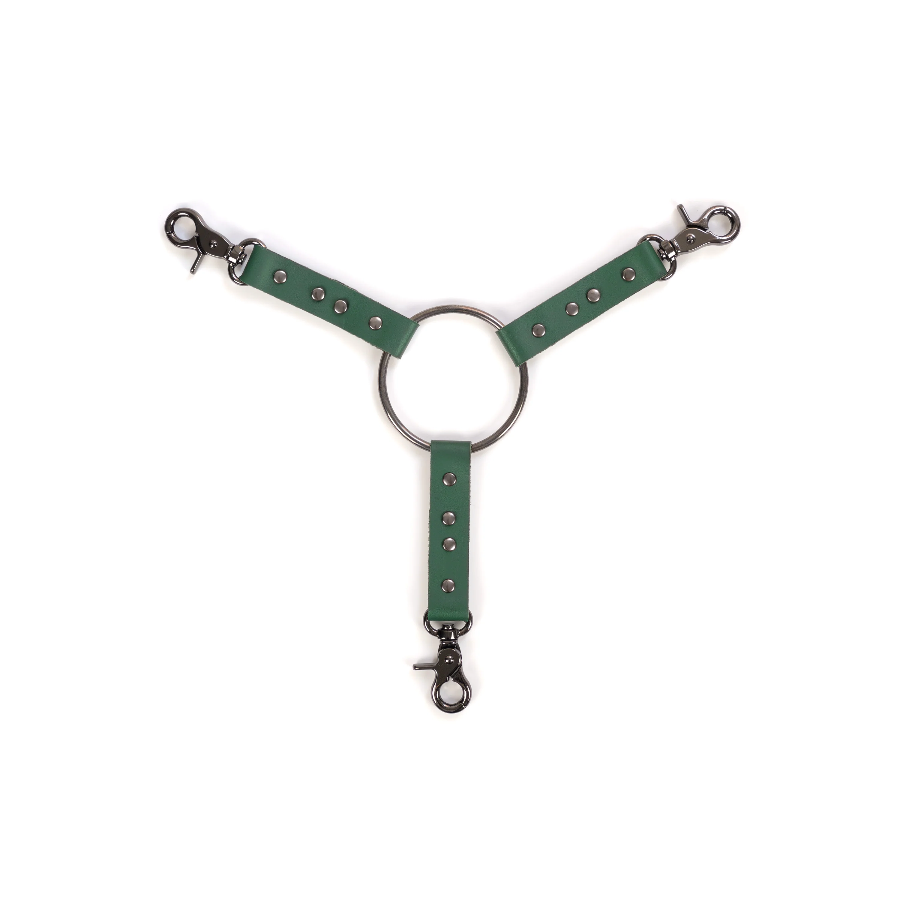 Three-Way Leather Connector for BDSM Gear - Image 5