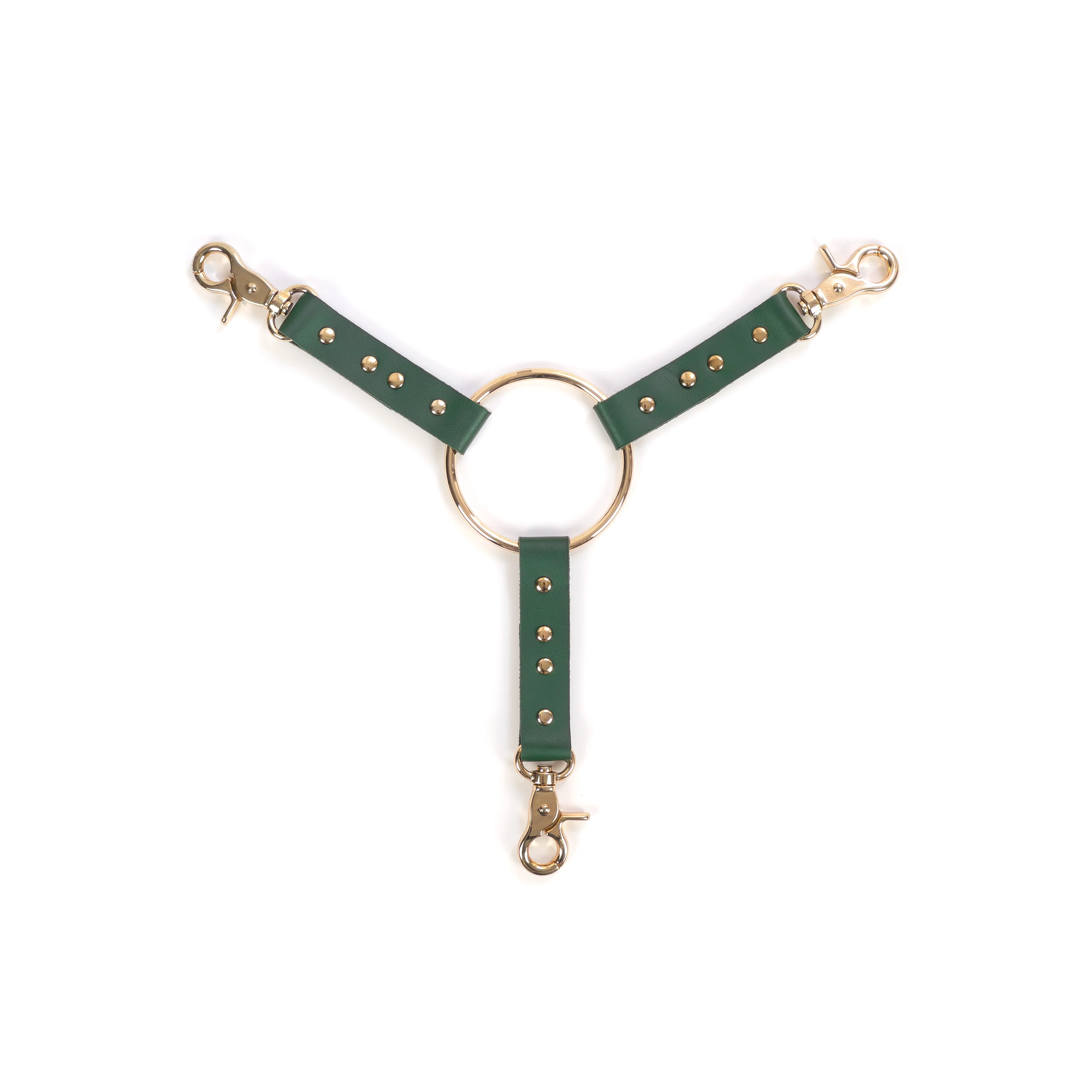 Three-Way Leather Connector for BDSM Gear - Image 6