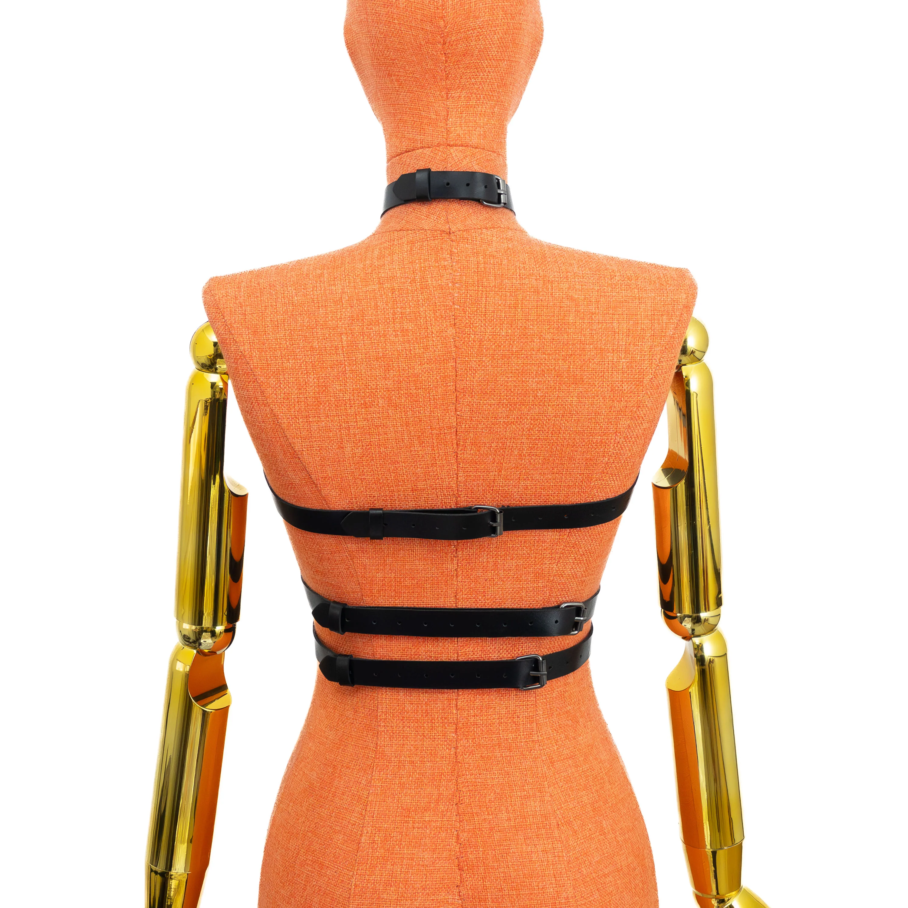 Triple Strap Harness with Choker Detail - Image 3